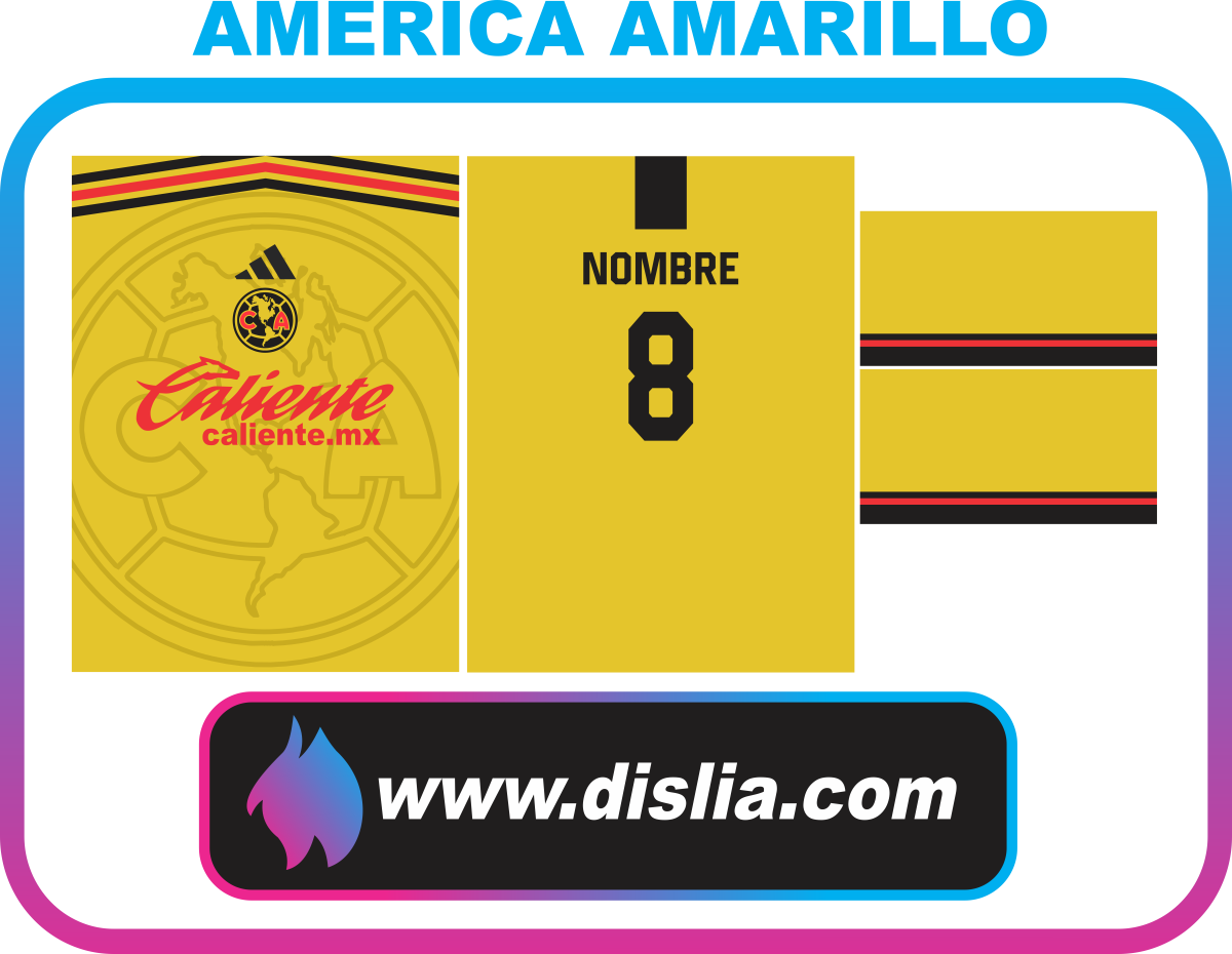 Diseño de fútbol para sublimar — AMERICA