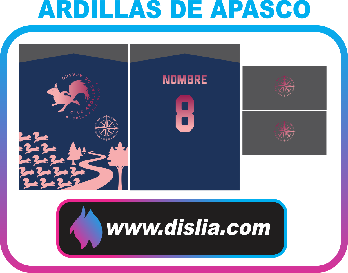 Diseño de otros deportes para sublimar — ARDILLAS APASCO