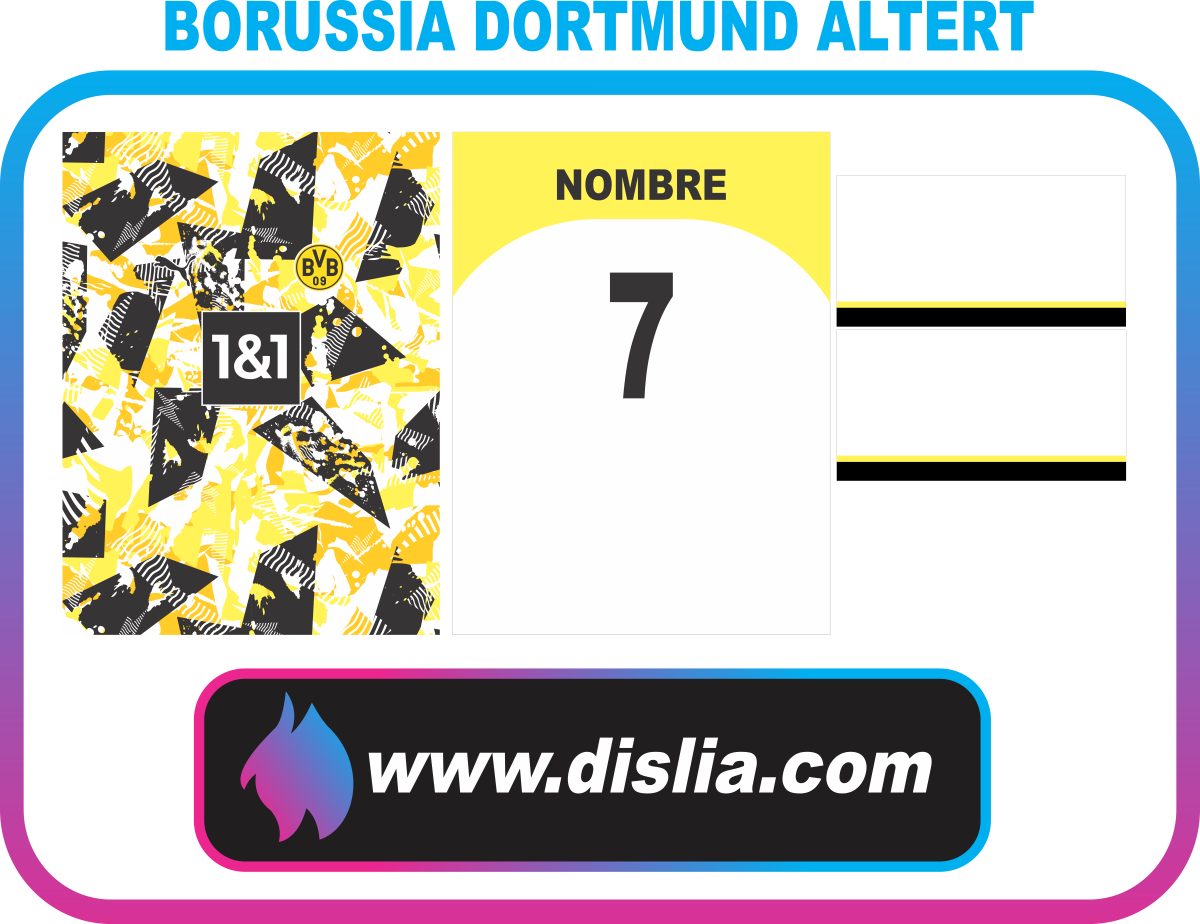 Diseño de fútbol para sublimar — BORUSSIA DORTMUND ALTER