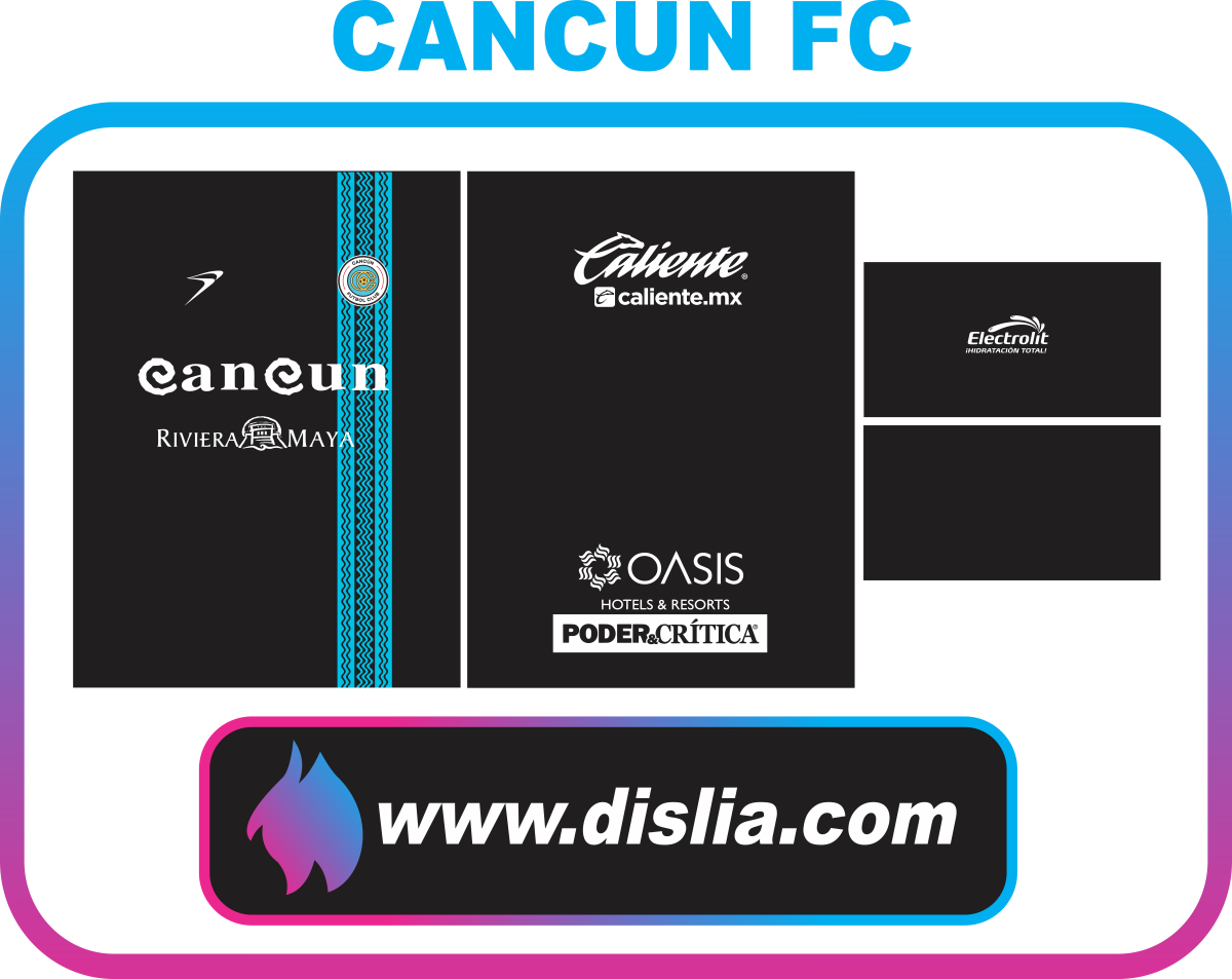 Diseño de fútbol para sublimar — CANCUN FC