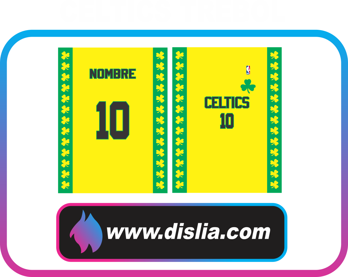 Diseño de básquetbol para sublimar — CELTIC TREBOL