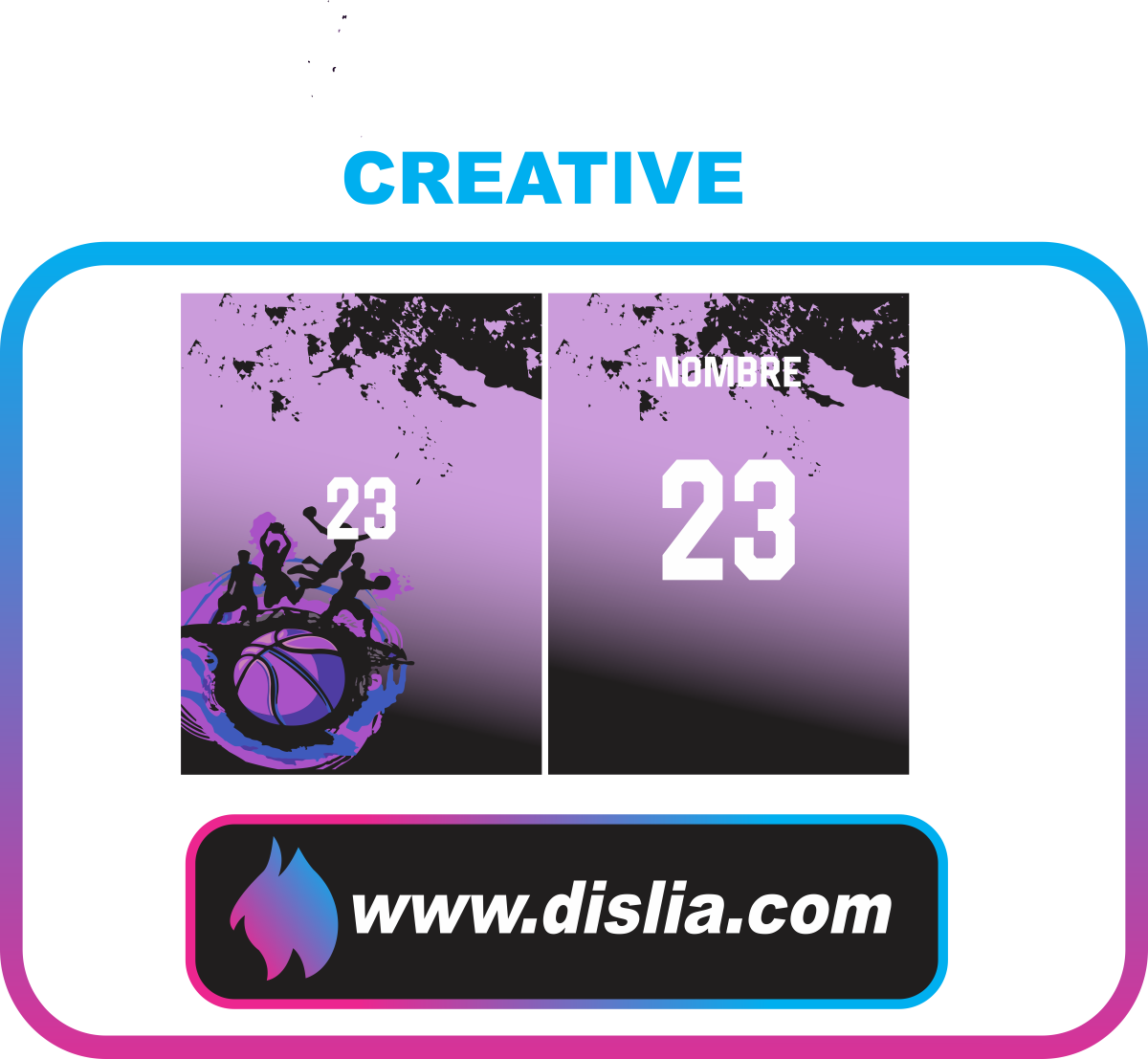 Diseño de básquetbol para sublimar — CREATIVE