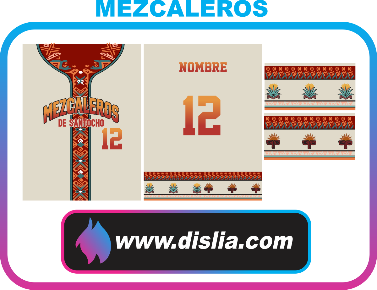 Diseño de béisbol para sublimar — MEZCALEROS