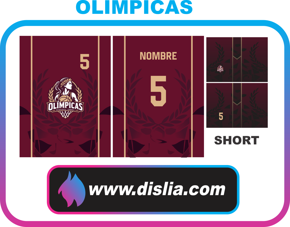 Diseño de básquetbol para sublimar — OLIMPICAS