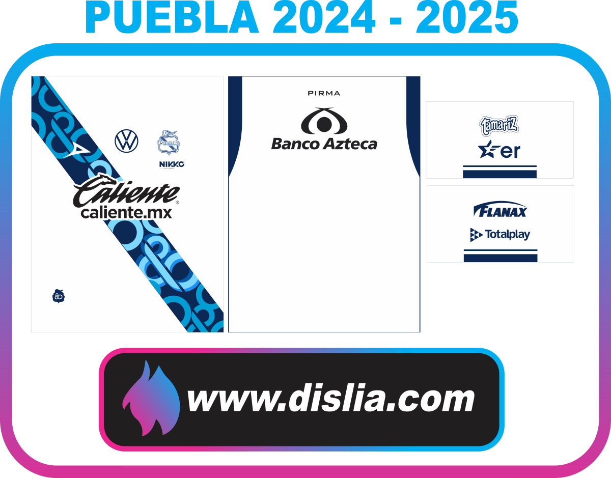 Diseño de fútbol para sublimar — PUEBLA 2024 - 2025