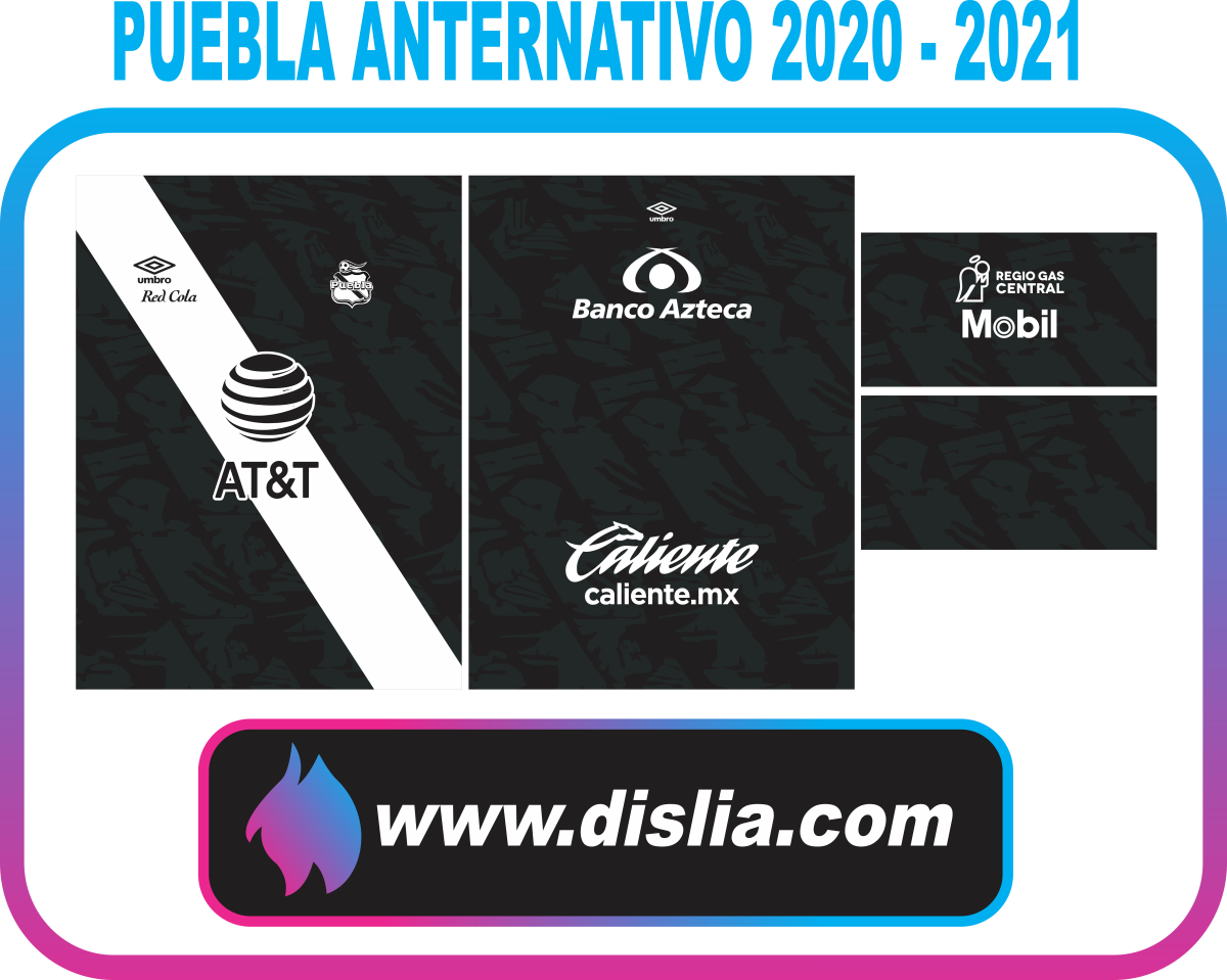 Diseño de fútbol para sublimar — PUEBLA ALTERNO 2020 - 2021