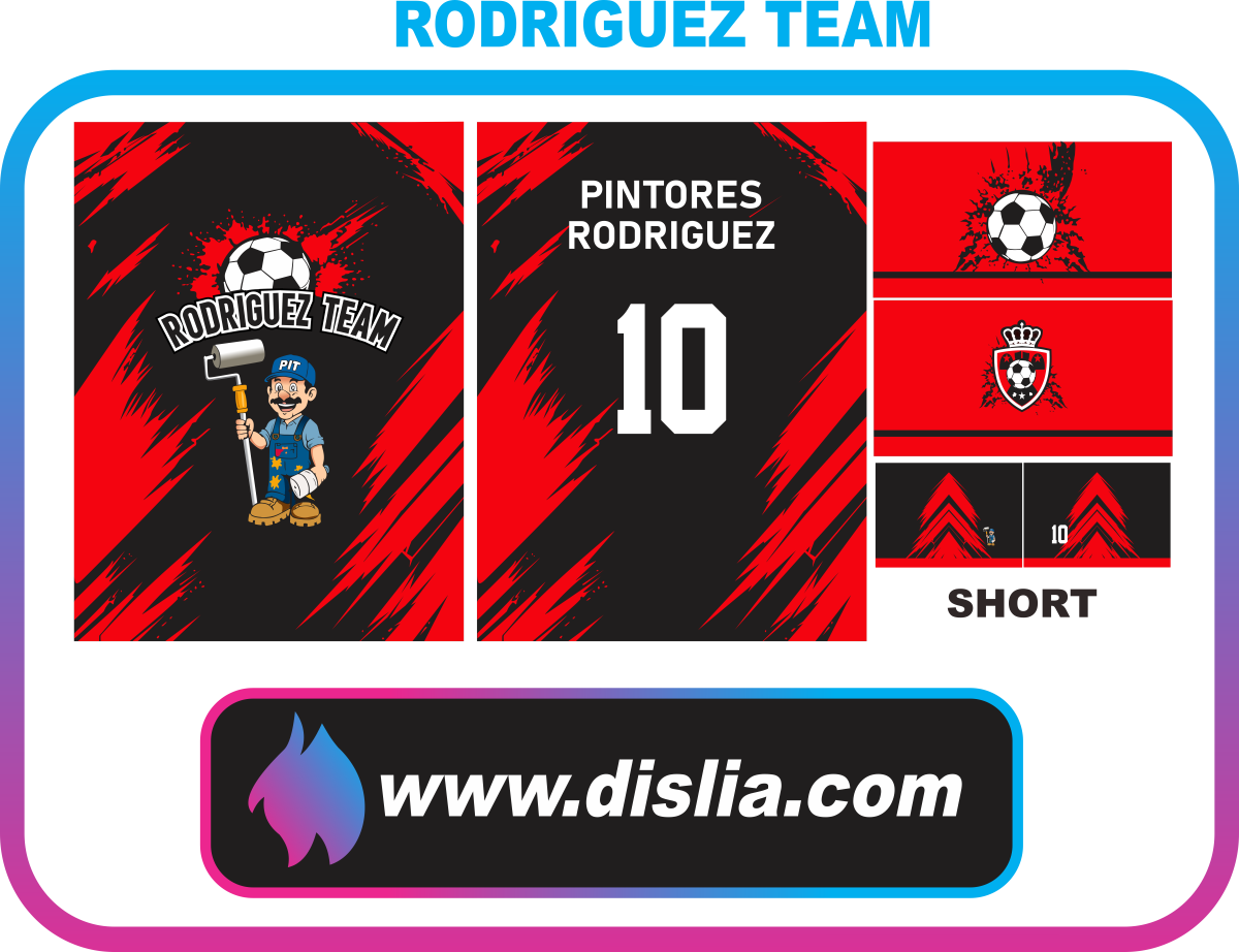 Diseño de fútbol para sublimar — RODRIGUEZ TEAM