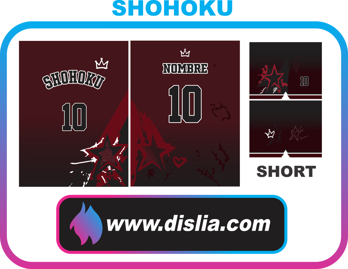 Diseño de básquetbol para sublimar — SHOHOKU